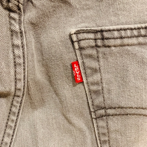 Levi's Waist Size 34 Length 30 Gray 559 Relaxed Straight Men's Jeans - Picture 4 of 5